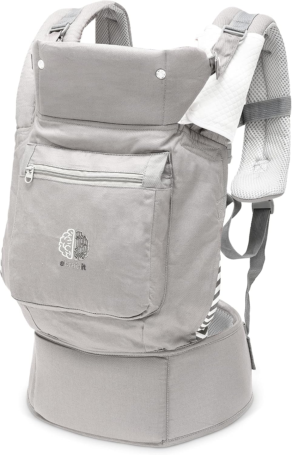 EBRAINIT ergonomische Babytrage mit Netz ab 4 Monate bis 20kg