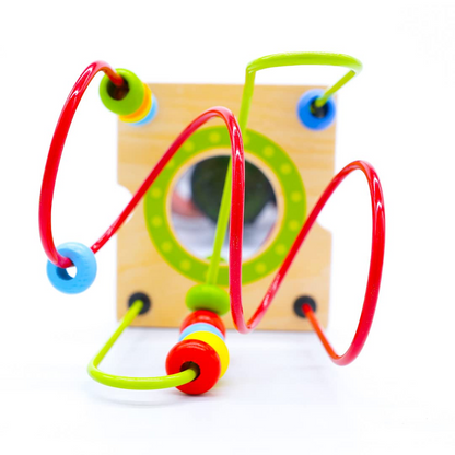 LOTTI & WILL Play Cube multifunktionaler Spielwürfel aus Holz 18 m+