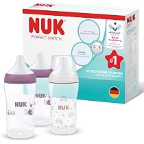 NUK Perfect Match anti-colic bottles 260 ml 3m+ x3