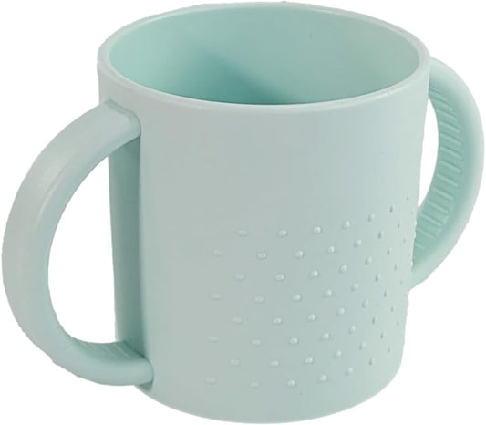 MINILAND Dolce Mint beker met handvatten om te leren drinken 250 ml 6 m+