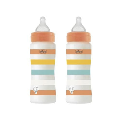 CHICCO Perfect Easy bottles 330 ml fast flow 2 pcs.