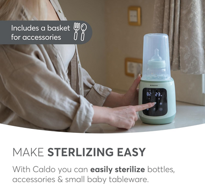 KIKKA BOO CALDO 4in1 Sterilisator Flaschenwärmer und Gläschenwärmer