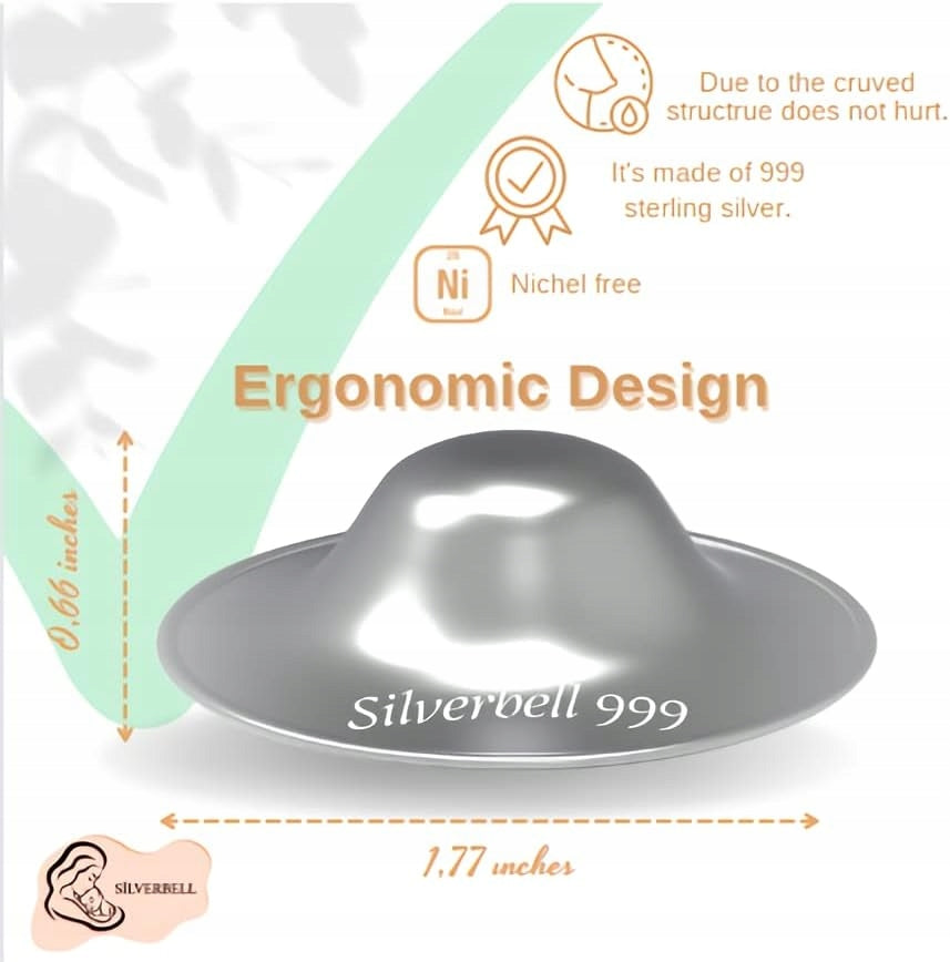 SILVERBELL Brustwarzenhütchen aus Silber