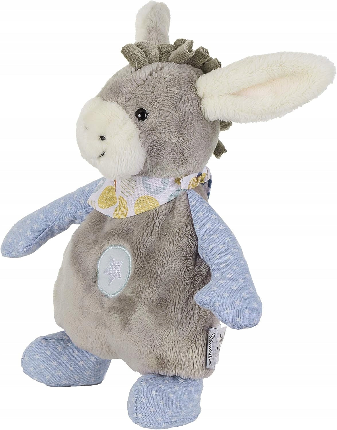 STERNTALER Esel Emmi Schmusetier, umwandelbar zur Wärmflasche, 25 cm „O