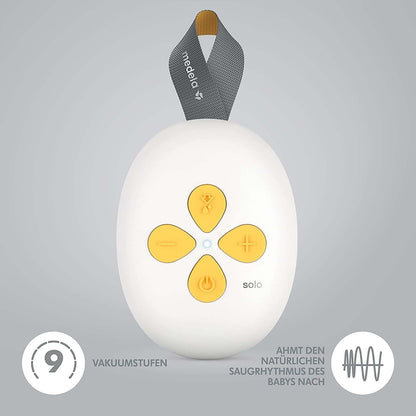 MEDELA SOLO laktator elektryczny 2-fazowy USB "N. Pojedynczy laktator Medela Solo z 9 poziomami ssania i technologią 2-Phase Expression®