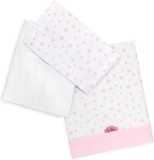 TI-TIN 3-teiliges Bettwäsche-Set 100x157 / 28x52