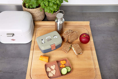 LÄSSIG Happy Prints Lunchbox mit herausnehmbarem Einsatz