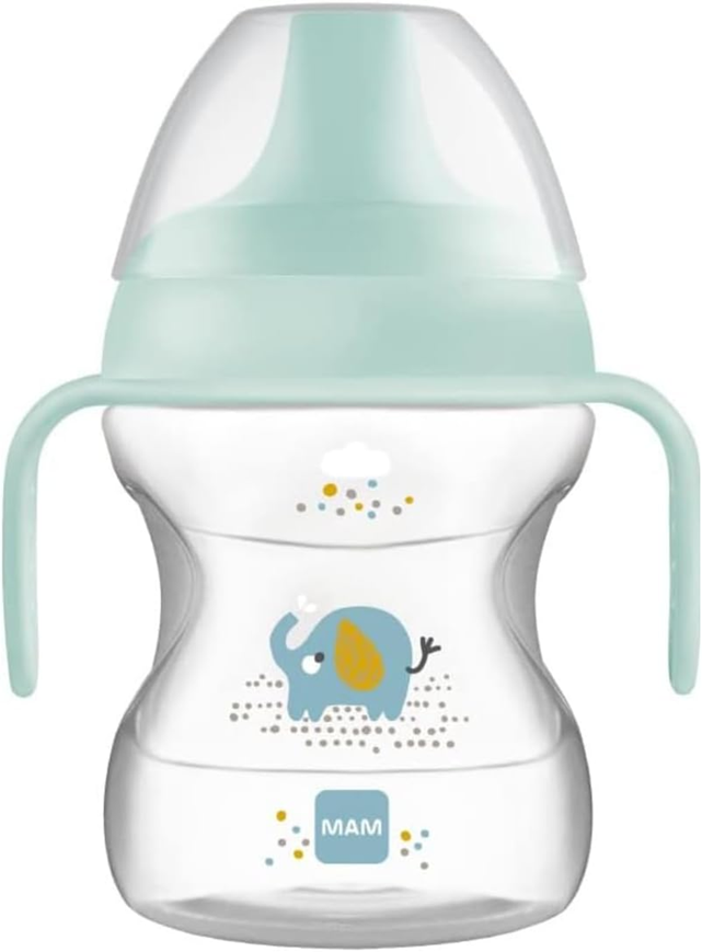MAM Learn To Drink Cup auslaufsicherer Trinklernbecher mit Tülle 190 ml 6 m+