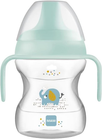 MAM Learn To Drink Cup auslaufsicherer Trinklernbecher mit Tülle 190 ml 6 m+