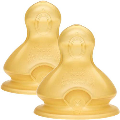NUK First Choice Plus Latexsauger L x2 für dickflüssige Nahrung