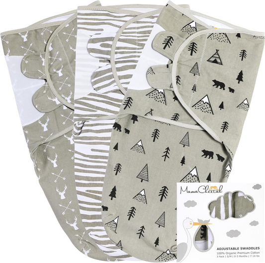 MAMA CHEETAH cotton rompers
