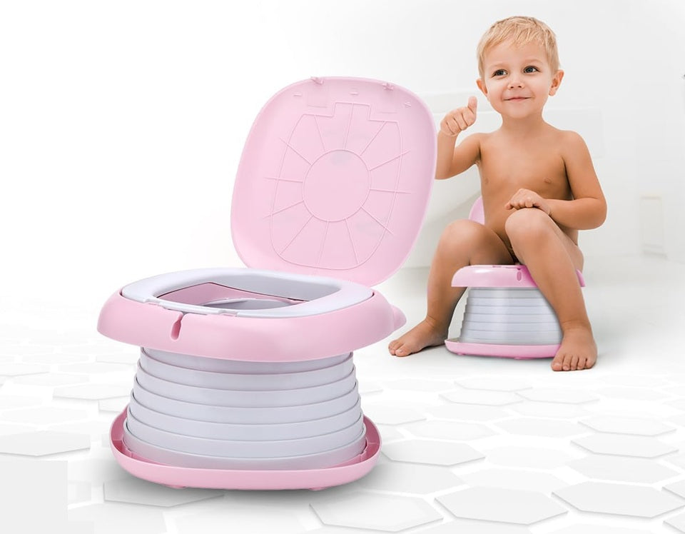 NK faltbarer Reise-Töpfchen tragbare Toilette + Beutel und Etui
