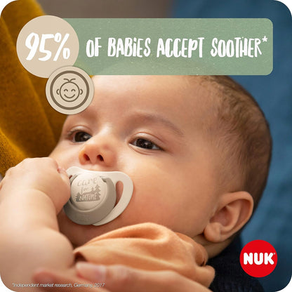NUK for Nature Set 2x Flasche + Schnuller Temperaturkontrolle