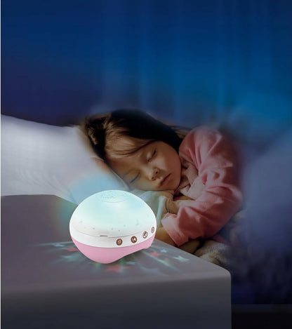 INFANTINO 3in1carrousel, cot and bedside table projectorage 0 +colour pink and whitebatteries 3 x AAA (not