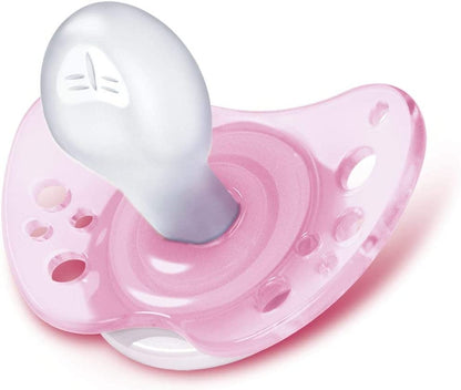 CHICCO MICRO PhysioForma smoczek x2 silikon 0-2m ŚWIECI