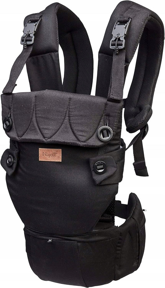 BEABA NAJELL Active Mesh porte-bébé ergonomique avec ceinture abdominale