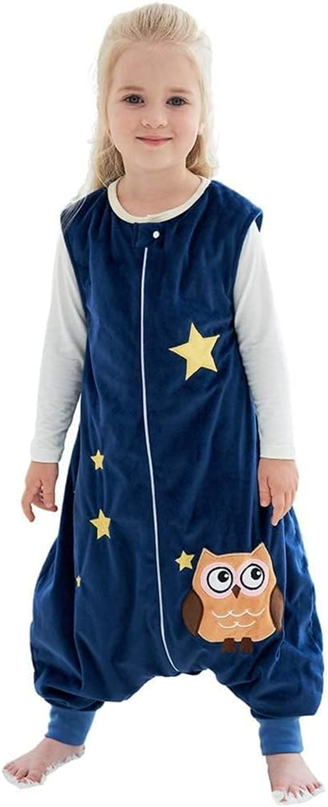 MICHLEY saco de dormir para niños de 5-6 años L