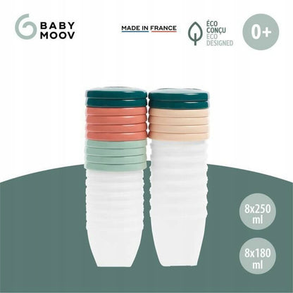 BABYMOOV Babybols MISECZKI pojemniki 16elementów