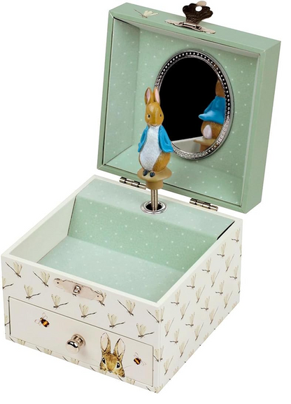 TROUSSELIER Spieldose mit Musikwerk 10,5 x 8,5 cm PETER HASE
