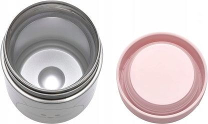 LASSIG Food Jar TERMOS OBIADOWY stal nierdzewna 315 ml, różowy termos obiadowy ze stali nierdzewnej, lekki i poręczny