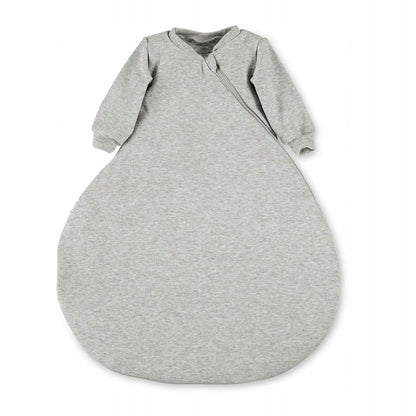 STERNTALER śpiworek z rękawami 1TOG 56cm "O szary dziecięcy śpiwór z zamkiem błyskawicznym