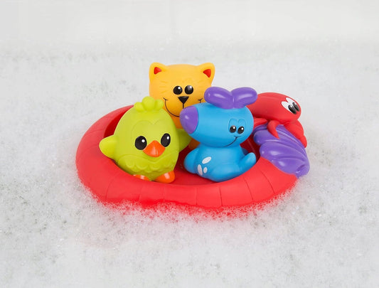 PLAYGRO Splash and Float Gummibadespielzeug ab 6 Monaten, 4-teilig – Produktfoto 2