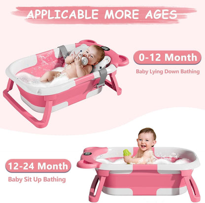 SUPERBE faltbare Kompaktbadewanne + Bärchen-Einlage