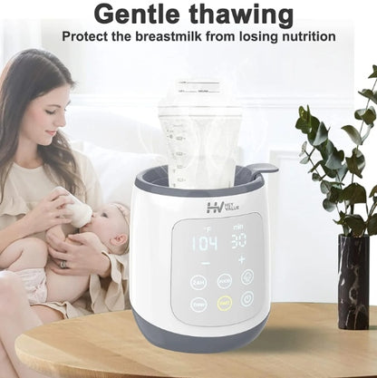 HEY VALUE 5-in-1 Sterilisator Flaschen- und Gläschenwärmer