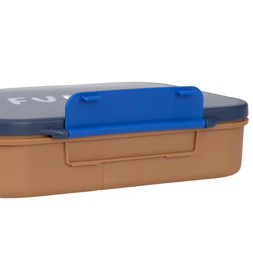 LÄSSIG Little Gang Smile Bento-Snackbox mit Fächern