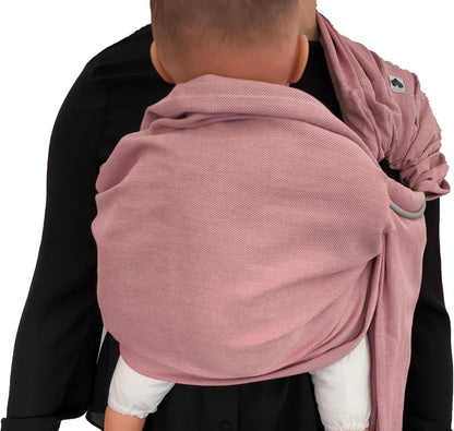 SHABANY Ring Sling Babytragetuch BIO-BAUMWOLLE
