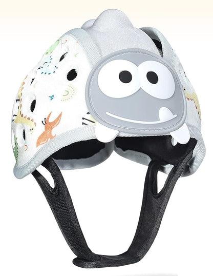 ORZBOW Schutzhelm zum Laufenlernen 40-48 cm DINO + Knieschoner