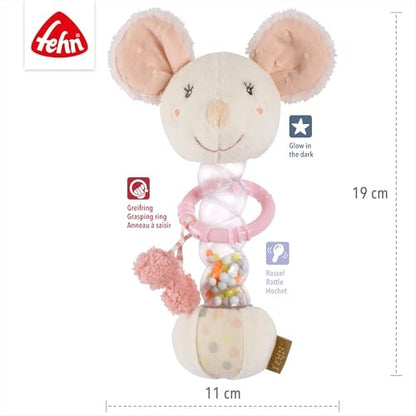Fehn feehnLAND Maus-Regenmacher-Rassel 19cm 0m+