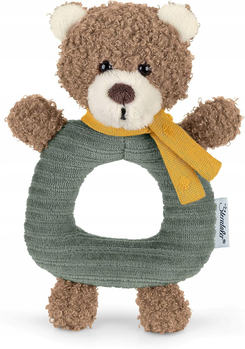 STERNTALER Baumwoll-Greifling mit Rassel BÄR BEN 17 cm