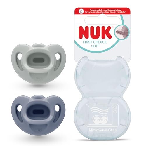 NUK First Choice Soft smoczki uspokajające 0-6 mies.