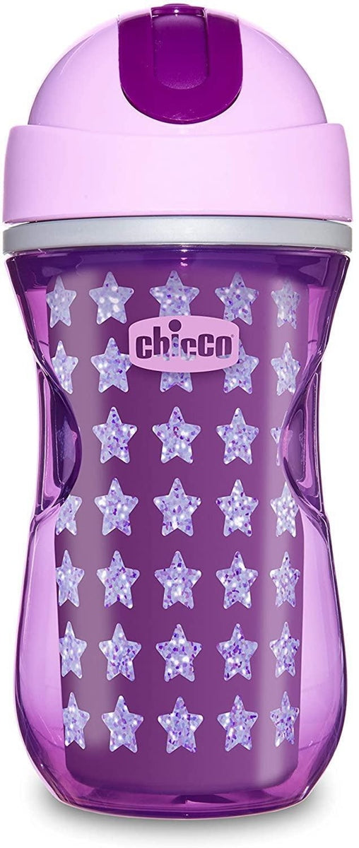 CHICCO Sport Cup cană anti-picurare cu pai 300 ml 14 m+