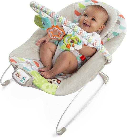 Bright Starts Happy Safari baby bouncer, max. 9 kg