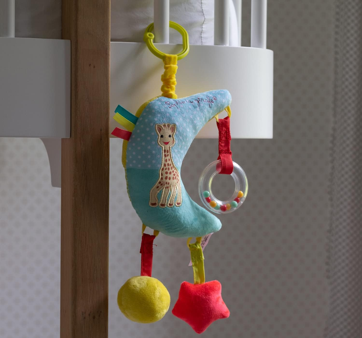 SOPHIE LA GIRAFE Kinderwagen- und Babybett-Spieluhr 28 cm MOND