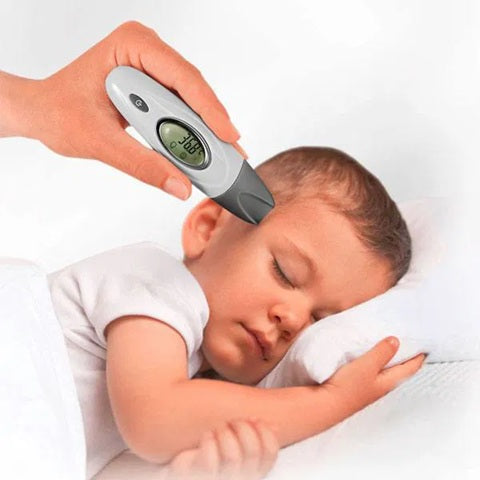 REER Colour SkinTemp berührungsloses Digitalthermometer 3-in-1 LCD