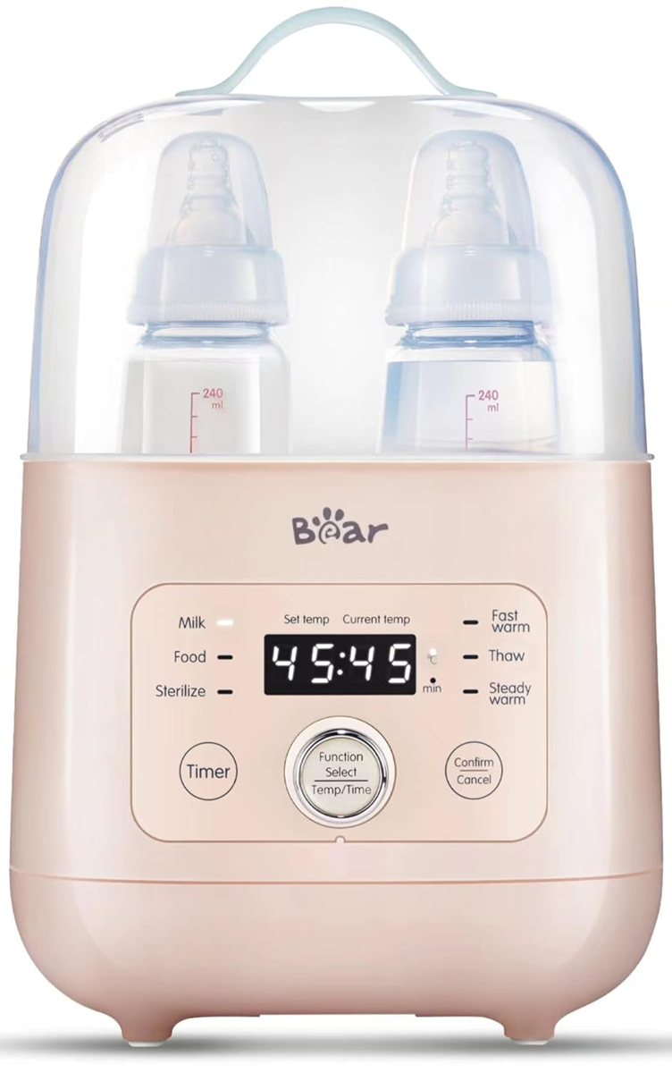 BEAR 6in1 Flaschenwärmer, Auftauen, Warmhalten, Sterilisieren