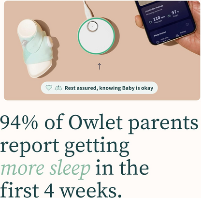 OWLET DREAM SOCK Pulsoximeter 2-in-1 für Babys 0-18 Monate