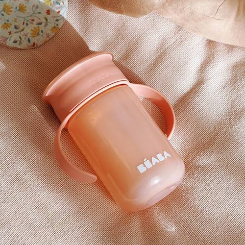 Béaba 360°-Trinklernbecher pink 340 ml 12m+