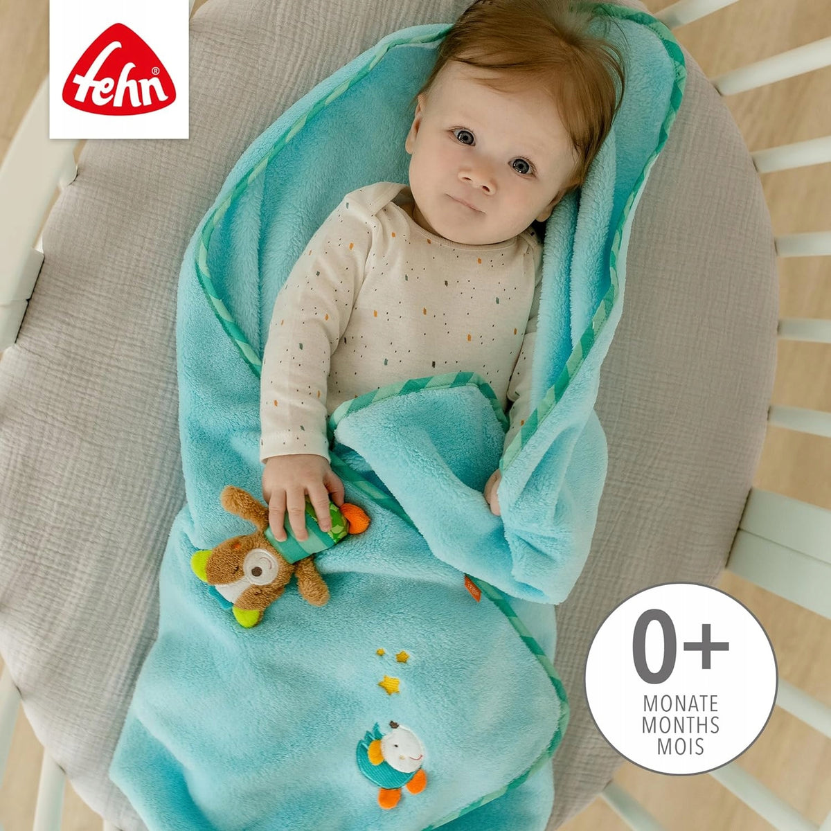 FEHN Kuscheldecke Schlafender Wald 100 x 75