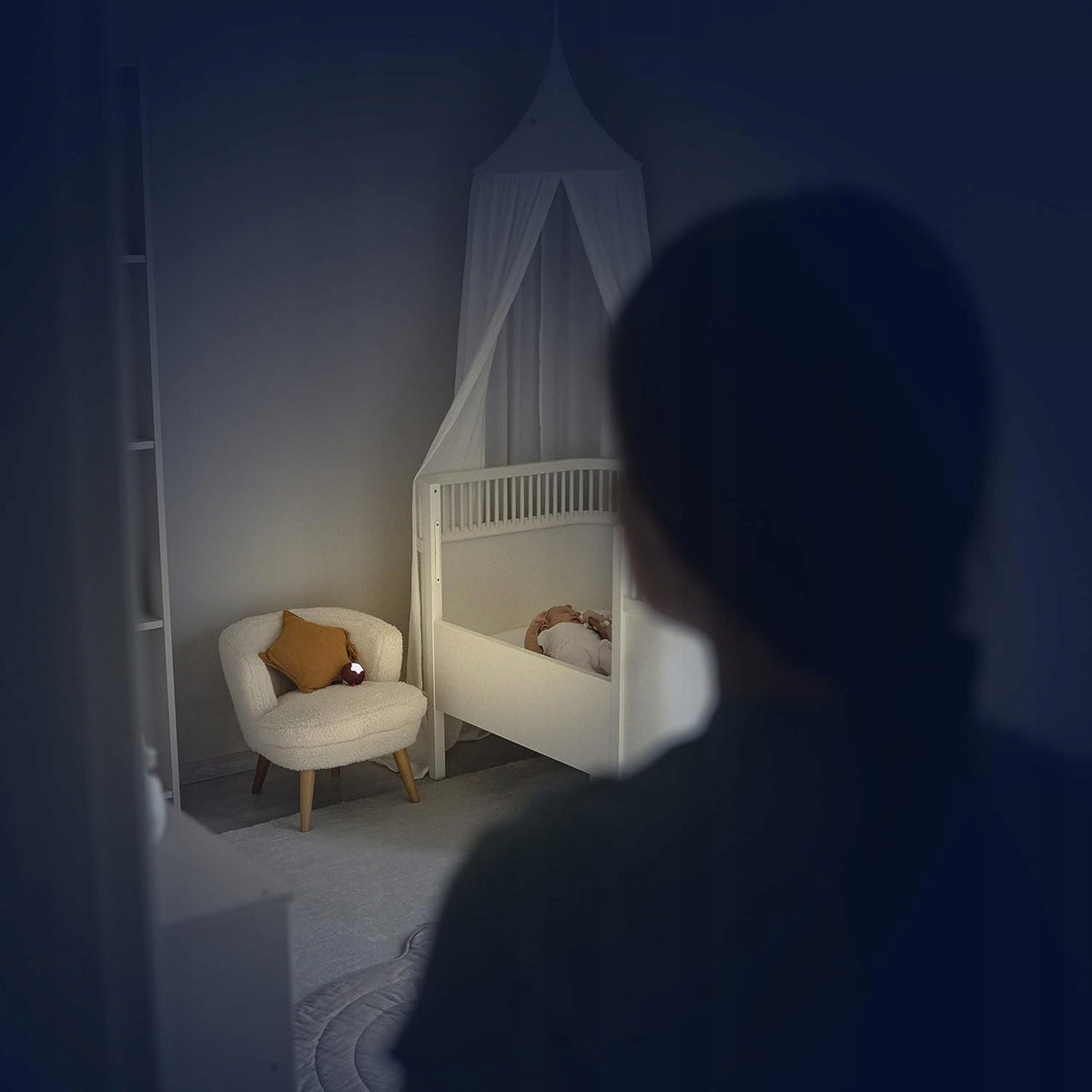 PABOBO Little Moon tragbares LED Nachtlicht 6,5 cm