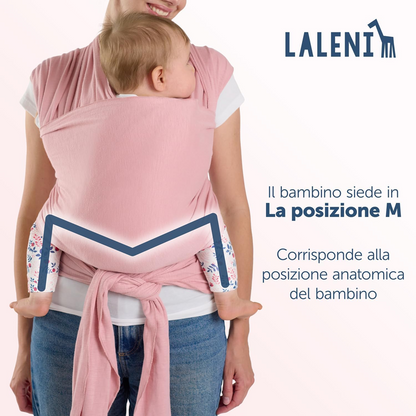 LALENI elastisches Tragetuch für Babys bis 15 kg