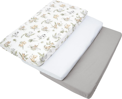 MEDIPARTNERS Bettlaken für Babybett 60cmx120cm x3
