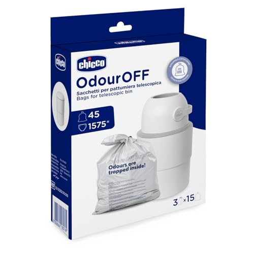 Chicco Odour Off bags for diaper bin 3x 15