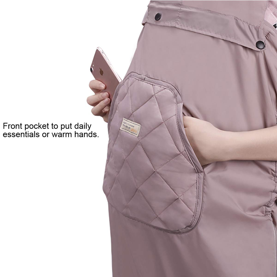 BEBAMOUR Universal-Regenschutz für Babytrage, Kinderwagen, Autositz