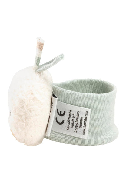 STERNTALER weiches Armband für das Handgelenk mit Rassel Ente EDDA LOU