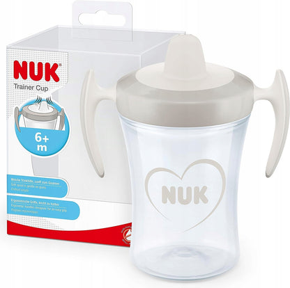NUK Trainer Cup Auslaufsicherer Trinklernbecher Herz 6 M+ 230 ml