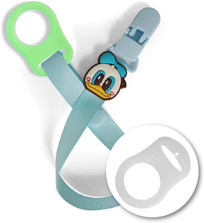TADIPRI Silikon-Clips für Schnullerketten, 10 Stück